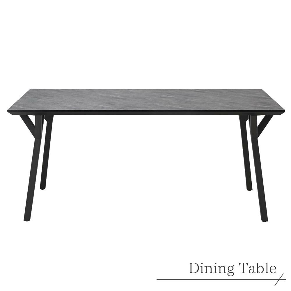 樂天商城 - ダイニングテーブル 食卓 テーブル ストーン柄 幅160 奥行き85 高さ70 高品質 丈夫 長持ち 高級 業務用家具メーカー インテリア おしゃれ お洒落 新築 モデルルーム モデルハウス hmdy