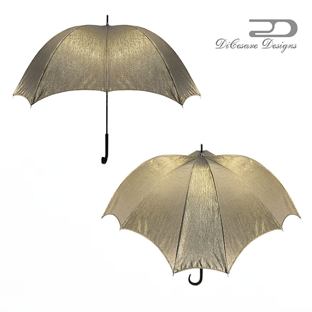 大人のための、大人の雨傘 CROSSWalker 晴雨兼用日傘 UNISEX GOLDJACQUARD デザイナーズブランド 傘 雨傘 かさ カサ おしゃれ お洒落 かわいい 女性用 婦人用 深張り ドーム型 デザイン 通販 高級 上品 カラフル プレゼント