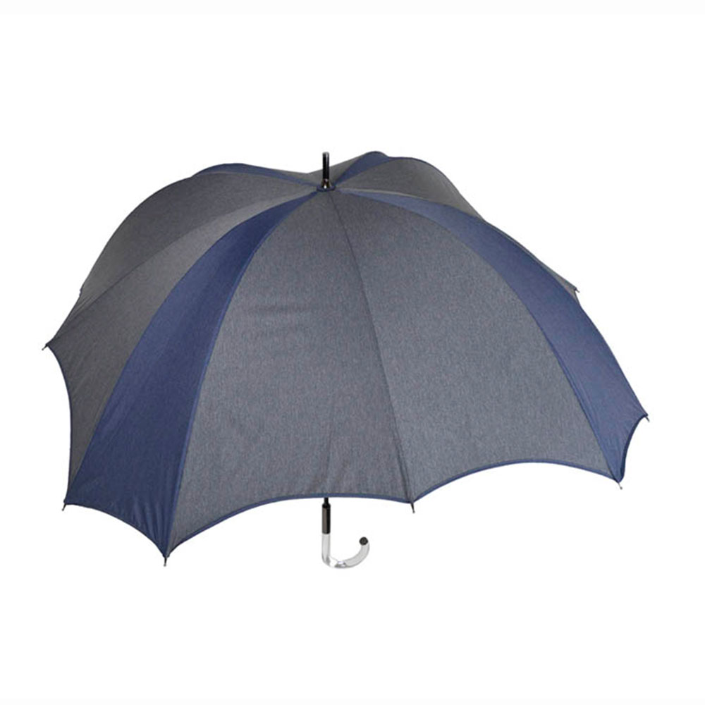 プリズムの雨晴兼用雨傘 DiCesare Designs Cross Savile UNISEX デザイナーズブランド 傘 雨傘 かさ カサ おしゃれ かわいい 深張り ドーム型 デザイン 高級 上品 プレゼント ギフト 長傘 日傘 かさ カサ オシャレ 無地 シンプル 軽い｜アングル2