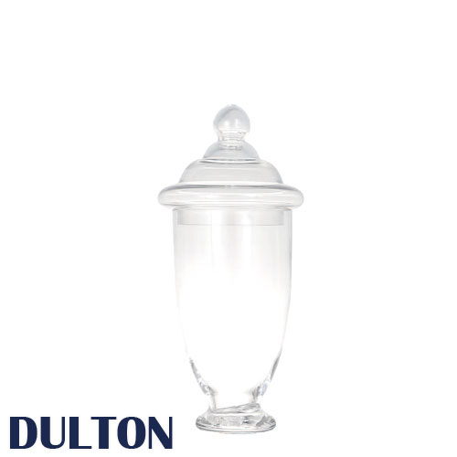 DULTON ダルトン ガラスジャー アマンド S SG457-1 ガラスポット グラスジャー ガラス容器 ガラス食器 保存容器 花瓶 花びん 花器 フラワーベース ガラス 透明 ふた付き フタ付き 蓋付き 収納 保存 インテリア ディのサムネイル
