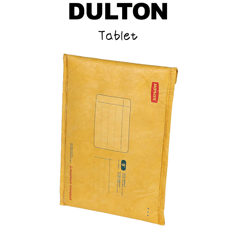 DULTON ダルトン パデッド エンベロープ バッグ タブレット タブレットケース PCケース おしゃれ シンプル 携帯用 持ち歩き用 コンパクト 軽量 軽い ソフトスリム 耐水性 プレゼント ギフト 誕生日プレゼント 誕生日祝い 贈り物