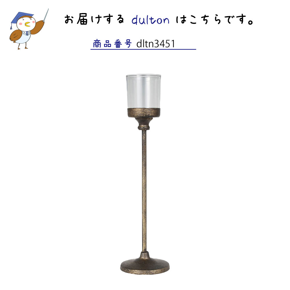 DULTON ダルトン アイアン キャンドル スタンド L キャンドルスタンド キャンドル立て キャンドルホルダー 蝋燭立て ロウソク立て スチール ガラス おしゃれ アンティーク ヴィンテージ レトロ シャビー ディスプレイ インテリア 展示 演出 ホームパーティー テーブル