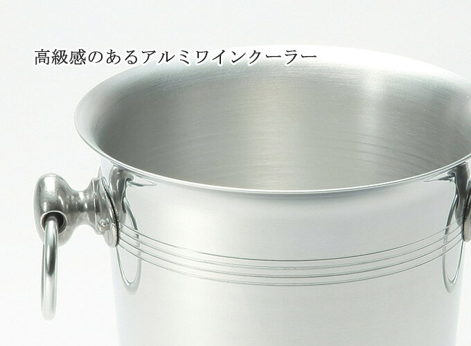 イタリア製アルミワインクーラー ワインクーラー シャンパンクーラー ボトルクーラー ワイン雑貨 ワイングッズ ワインアイテム ワイン用品 バー用品 バーアイテム アルミワインクーラー パーティ 店舗用 レストラン用 業務用 ホテル 飲食店 北欧 おしゃれ e-prism-10170635 プリズム サンプル画像2