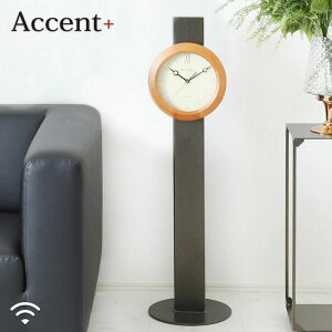A+ (アクセントプラス) クロックタワー High 置き時計 掛け時計 電波時計 時計台 インテリア オブジェ スタンド 時計 個性的 時計置き ディスプレイ 床置き 台付き置時計 リビングの時計 置掛時計 掛置時計 ハイタイプ フロアクロック