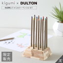 kigumi 色鉛筆立て DULTON 色鉛筆付き 色鉛筆ケース ペンケース 色鉛筆入れ 色鉛筆収納 文具 筆記具 鉛筆ケース 色鉛筆ホルダー カラーペンケース...