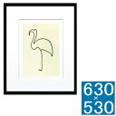 アートフレーム Pablo Picasso L’flamand rose Silk screen アートフレーム フレーム 壁飾り 額縁 壁掛けインテリア 壁掛けアート インテリアフレーム 絵画 版画 シルクスクリーン Pablo Picasso L’flamand rose おしゃれ かわいい 可愛い 縦型 モダン