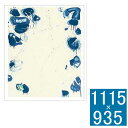 アートフレーム Sam Francis Blue Ballsiz 1960 Silk screen アートフレーム フレーム 壁飾り 額縁 壁掛けインテリア 壁掛けアート インテリアフレーム 抽象画 絵画 版画 シルクスクリーン Sam Francis Blue Ballsiz 1961 おしゃれ 北欧 長方形 縦型 モ