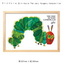 アートフレーム Eric Carle The Very Hungery Caterpillar 壁掛け 絵画 横387mm×縦280mm 壁飾り 額縁 ポスター...
