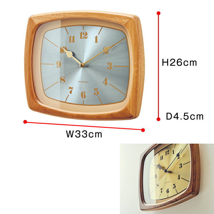 【壁掛け時計】ヴィンテージ風インテリア アンテ...の紹介画像3