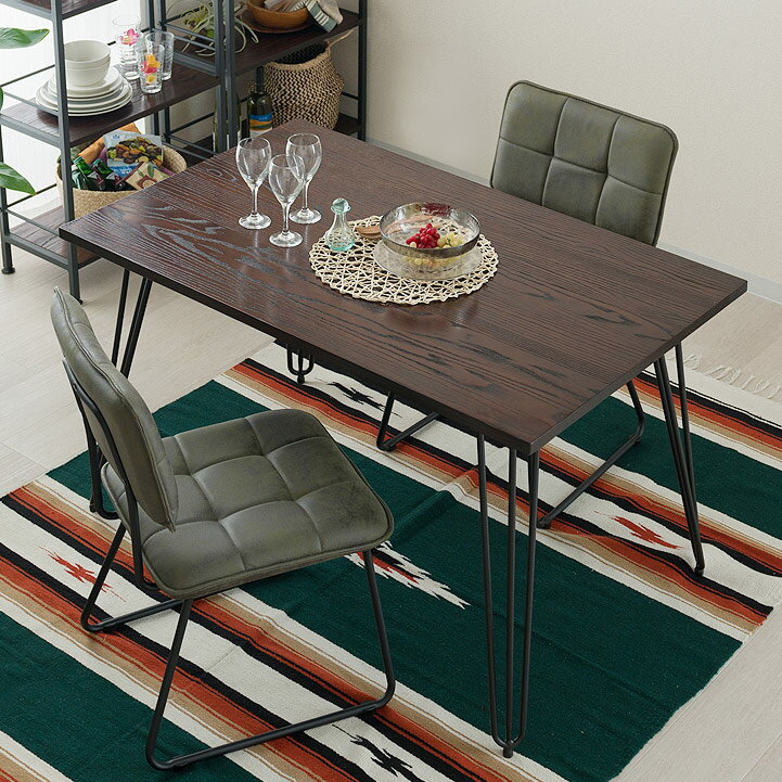 ダイニングテーブル 天然木 一枚板 センターテーブル おしゃれ ヴィンテージ ビンテージ 北欧 カフェ アイアン シェルフ 脚 ラック 棚 シェルフ ラック 棚 木製テーブル スリム 省スペース 幅120cm ドウシシャ ジェーノ ge12