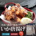 やわらかプリプリ!イカの唐揚げ2kg(1kg×2) からあげ いかゲソ イカ下足 いか下足 イカリング 揚げ物 おつまみ お弁当 パーティー がってん寿司 同梱おすすめ
