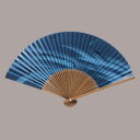 高級絵付扇子(紳士用) 紺パール地 鮎 まとめ買い5本