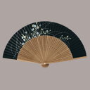高級絵付扇子(紳士用) 桔梗 まとめ買い5本