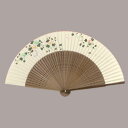 京扇子 手描き京扇子 朝顔に蝶 まとめ買い5本