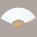 イベント扇子 白扇(小) 6.5寸11間 まとめ買い10本