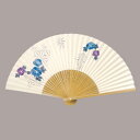 婦人用扇子(6.5寸35間) 朝顔 まとめ買い10本