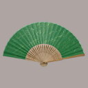 彩り和紙扇子 金小石(草) まとめ買い10本