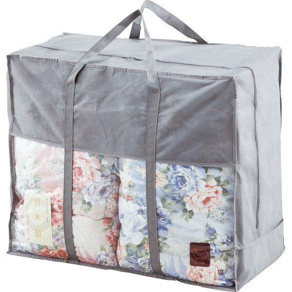 日本製　ウール10％入肌掛けふとん2枚セット