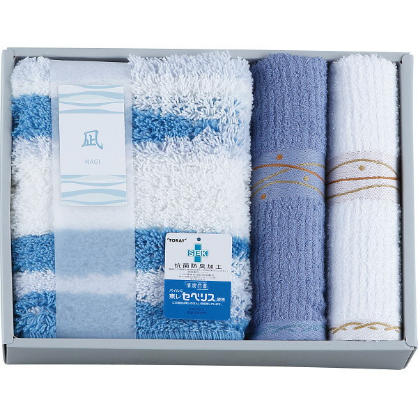 凪　バスマット＆フェイスタオル2枚セット