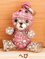 テディベアクリスタルペンダント&ス...