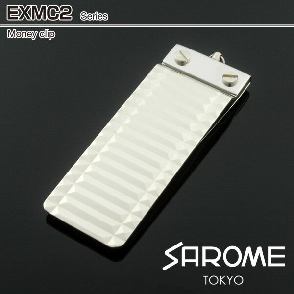 サロメ[SAROME] マネークリップ exmc2-07 シルバーポリッシュ-横ライン sarome サロメ アクセサリー 【新品・正規品・送料無料】 ギフト 【】