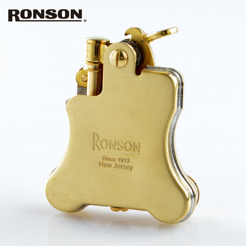 ロンソン オイルライター バンジョー r01-1026  ブラスサテン  ギフト 