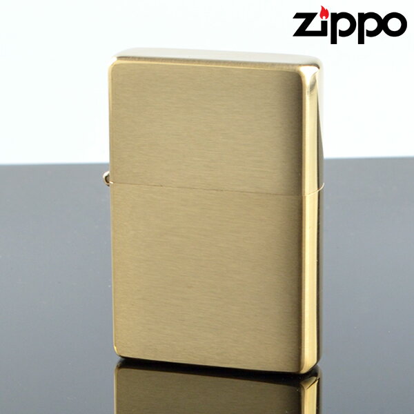 zippo ライター ジッポライター zp240cc スタンダードフラットトップビンテージ ブラスサテーナ オイルライター 【新品・正規品・送料無料】 ギフト 【】