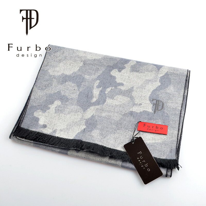 Cashmere - Furbo design フルボ デザイン マフラー CAM/GY FRB-501 710720 【新品・正規品・送料無料】 ギフト 【】