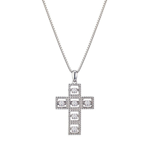 乐天商城 - クロスフォー ネックレス NYP-521 Twinkle Cross 1 Dancing Stoneシリーズ 女性用ネックレス Crossfor NewYork【新品・正規品・送料無料】 ギフト 【】