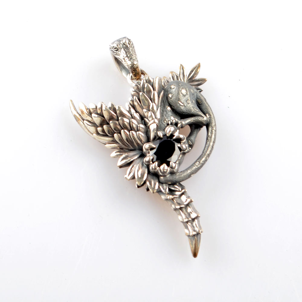 Bloody Mary bmp1447-o ハンターペンダント-狩る- w オニキス ペンダント ブラッディーマリー【新品・正規品・送料無料】 ギフト 【】