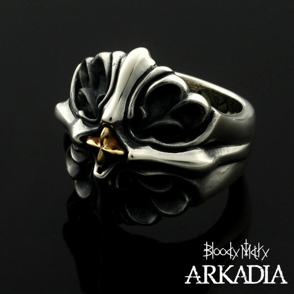 ブラッディマリー[Bloody Mary] ARKADIA Majesty(威厳) - マジェスティーリング w/K18クロス bmr1086-s..