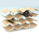 Plywood Non slip tray ワインラック 14本用 ウィロー 一人暮らし ひとり 一人 二人暮らし【北海道・沖縄・離島配送不可】