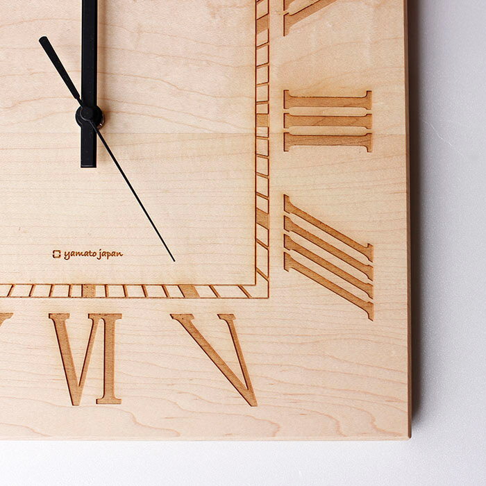 ヤマト工芸 MUKU スタンダード ローマ数字 メープル YK14-101 壁掛け時計 シンプル モダン おしゃれ かわいい 掛け時計 掛時計 ウォールクロック CLOCK 時計 日本製 一人暮らし ひとり 一人 二人暮らし [2]