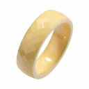 指輪 セラミック ミラーボールカットリング 幅6.0mm 黄色 イエロー|Ceramic アクセサリー レディース メンズ