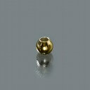 【10個売り】 つぶし玉 ブラス 日本製の潰し玉 外径2.0mm 金色 ゴールド 肉厚 かしめ玉 かしめカン|手芸用品 金具 飾り パーツ 部品 真鍮