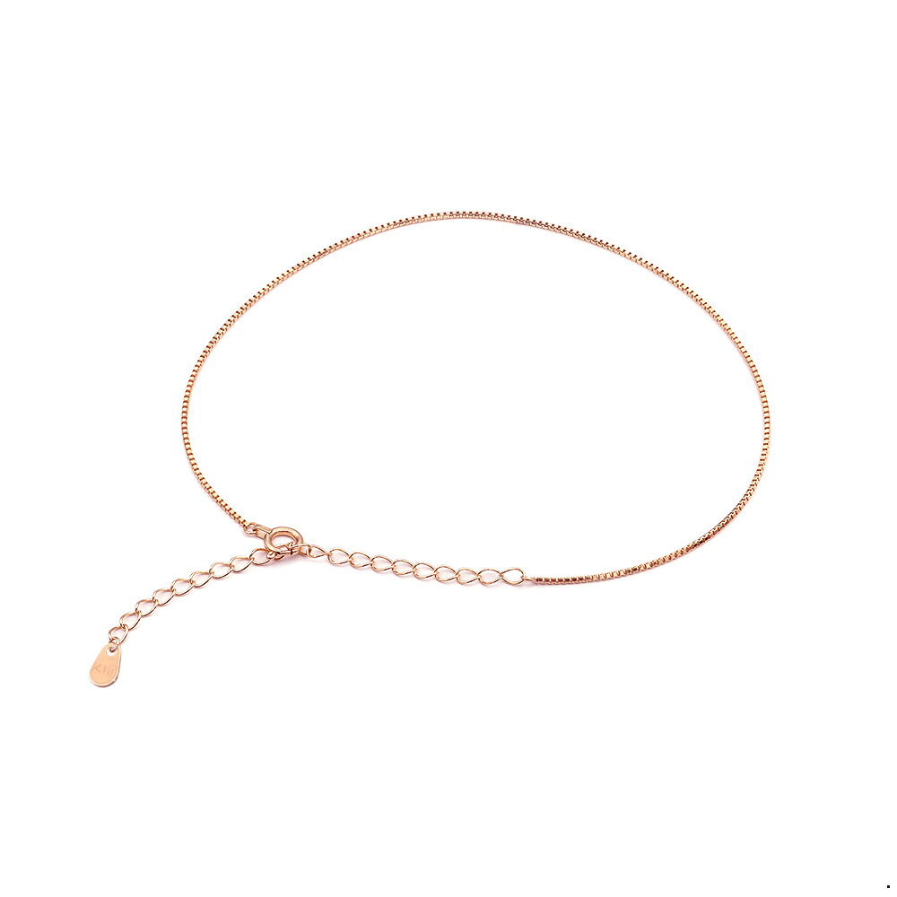 アンクレット チェーン 10金 ピンクゴールド ベネチアンチェーン 幅0.75mm 長さ24cm|鎖 K10PG k10 10k 貴金属 ジュエリー レディース...