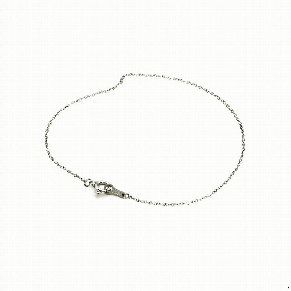 ブレスレット チェーン 10金 ホワイトゴールド 小豆チェーン 幅1.1mm 長さ19cm|鎖 K10WG k10 10k 貴金属 ジュエリー レディース メンズ