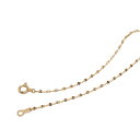 ブレスレット チェーン 10金 イエローゴールド ペタルチェーン 幅1.3mm 長さ22cm|鎖 K10YG k10 10k 貴金属 ジュエリー レディース メンズ(4)