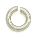 【1個売り】 丸カン 10金 ホワイトゴールド 丸環 線径0.6mm 直径2.7mm ロジウムメッキ加工無し シャンパンゴールド マルカン|手芸用品 金具 飾り...