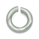 【1個売り】 丸カン 10金 ホワイトゴールド 丸環 線径0.55mm 直径2.5mm マルカン|手芸用品 金具 飾り パーツ 部品 K10WG k10 10k...