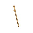 【1個売り】 ピアスパーツ 10金 イエローゴールド スタッドピアスパーツ 軸径0.70mm ピアスポスト ピアス軸|手芸用品 金具 飾り パーツ 部品 K10...