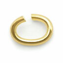 【1個売り】 Cカン 10金 イエローゴールド 小判カン 線径0.6mm 縦4.0mm 横3.0mm|手芸用品 金具 飾り パーツ 部品 K10YG k10 1...