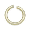 【1個売り】 丸カン 18金 ホワイトゴールド 丸環 線径0.35mm 直径2.3mm ロジウムメッキ加工無し シャンパンゴールド マルカン|手芸用品 金具 飾...