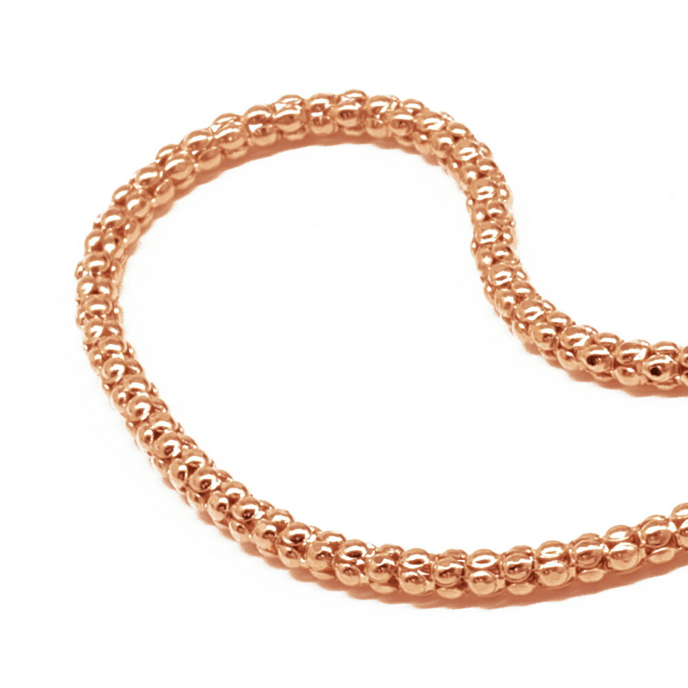 ブレスレット チェーン 18金 ピンクゴールド カットポンパチェーン 幅2.0mm 長さ20cm|鎖 K18PG k18 18k 貴金属 ジュエリー レディース...