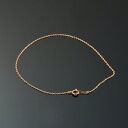 ブレスレット チェーン 18金 ピンクゴールド 小豆チェーン 幅1.0mm 長さ20cm|鎖 K18PG k18 18k 貴金属 ジュエリー レディース メンズ