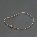 ブレスレット チェーン 18金 ピンクゴールド カットボールチェーン 幅1.0mm 長さ18cm|鎖 K18PG k18 18k 貴金属 ジュエリー レディース...
