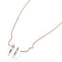 メガネチェーン 18金 ピンクゴールド ベネチアンチェーン(筒型) 幅1.0mm 長さ70cm 眼鏡チェーン|鎖 K18PG k18 18k 貴金属 ジュエリー...