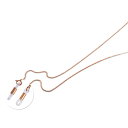 メガネチェーン 18金 ピンクゴールド ベネチアンチェーン(筒型) 幅0.5mm 長さ70cm 眼鏡チェーン|鎖 K18PG k18 18k 貴金属 ジュエリー...
