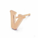 【バラ売り/1個】 ピアス 18金 ピンクゴールド V イニシャルのピアス アルファベット 文字|K18PG k18 18k 貴金属 ジュエリー レディース メンズ(4)