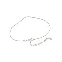 アンクレット チェーン 18金 ホワイトゴールド カットボールチェーン 幅1.0mm 長さ24cm|鎖 K18WG k18 18k 貴金属 ジュエリー レディー...